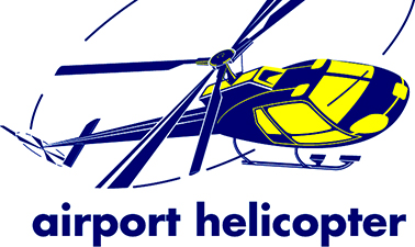airport helicopter Logo